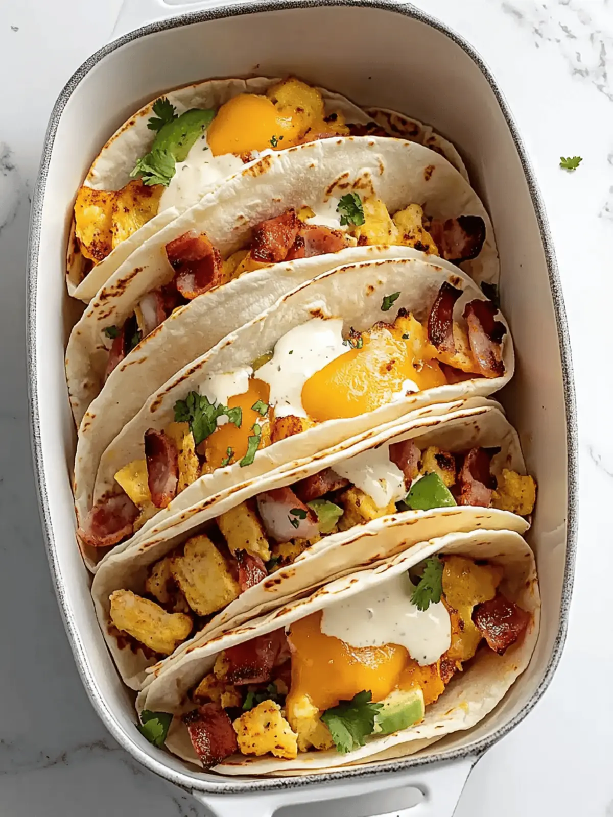 Baked Breakfast Tacos