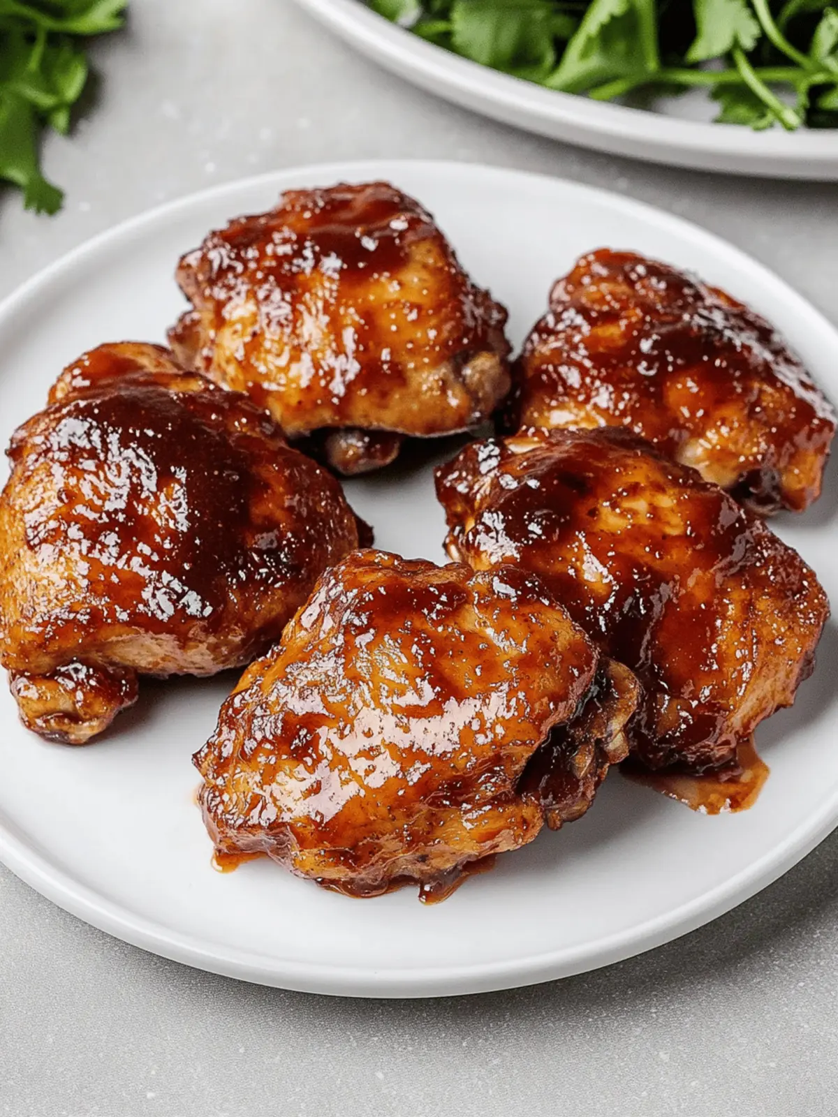 Air Fryer BBQ Chicken Thighs