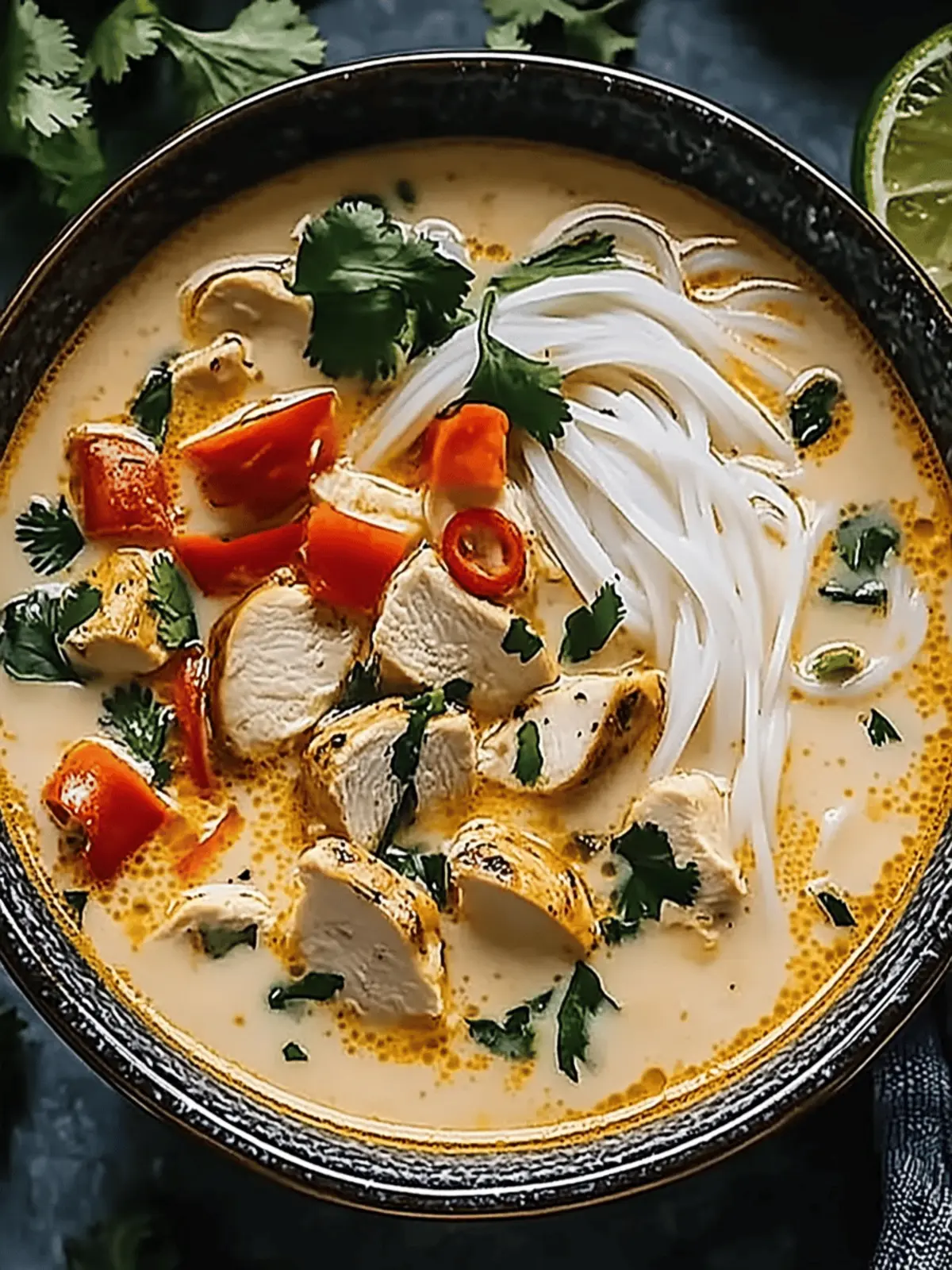 Delicious Thai Chicken Soup: Quick Comfort in Every Bowl