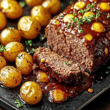 Meatloaf and Potatoes