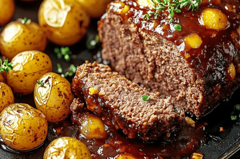 Meatloaf and Potatoes