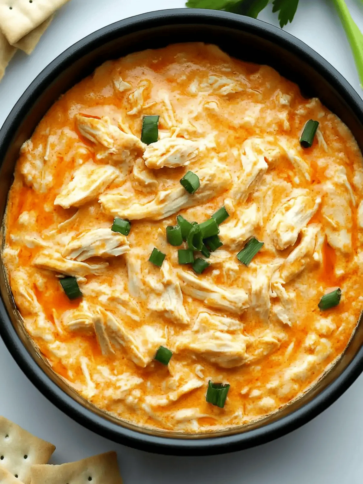 Stovetop Buffalo Chicken Dip