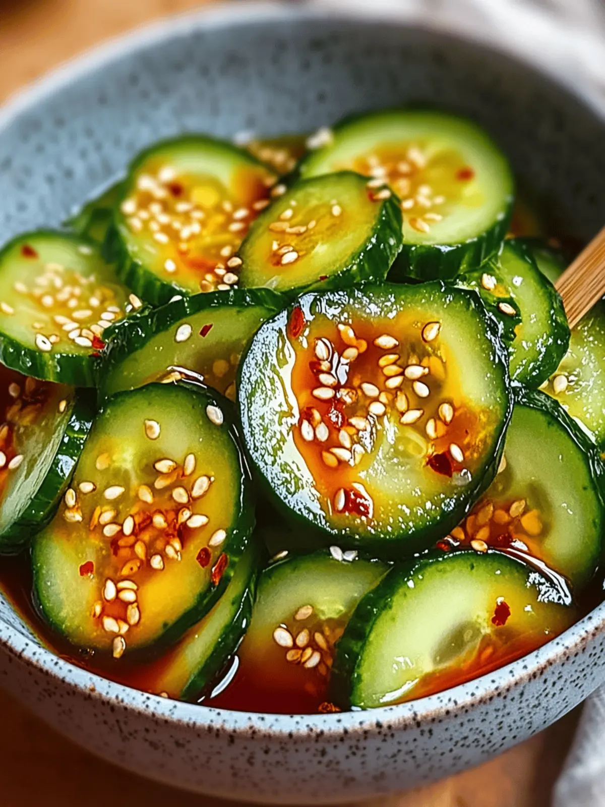Zesty Asian Cucumber Salad Ready in 15 Minutes or Less