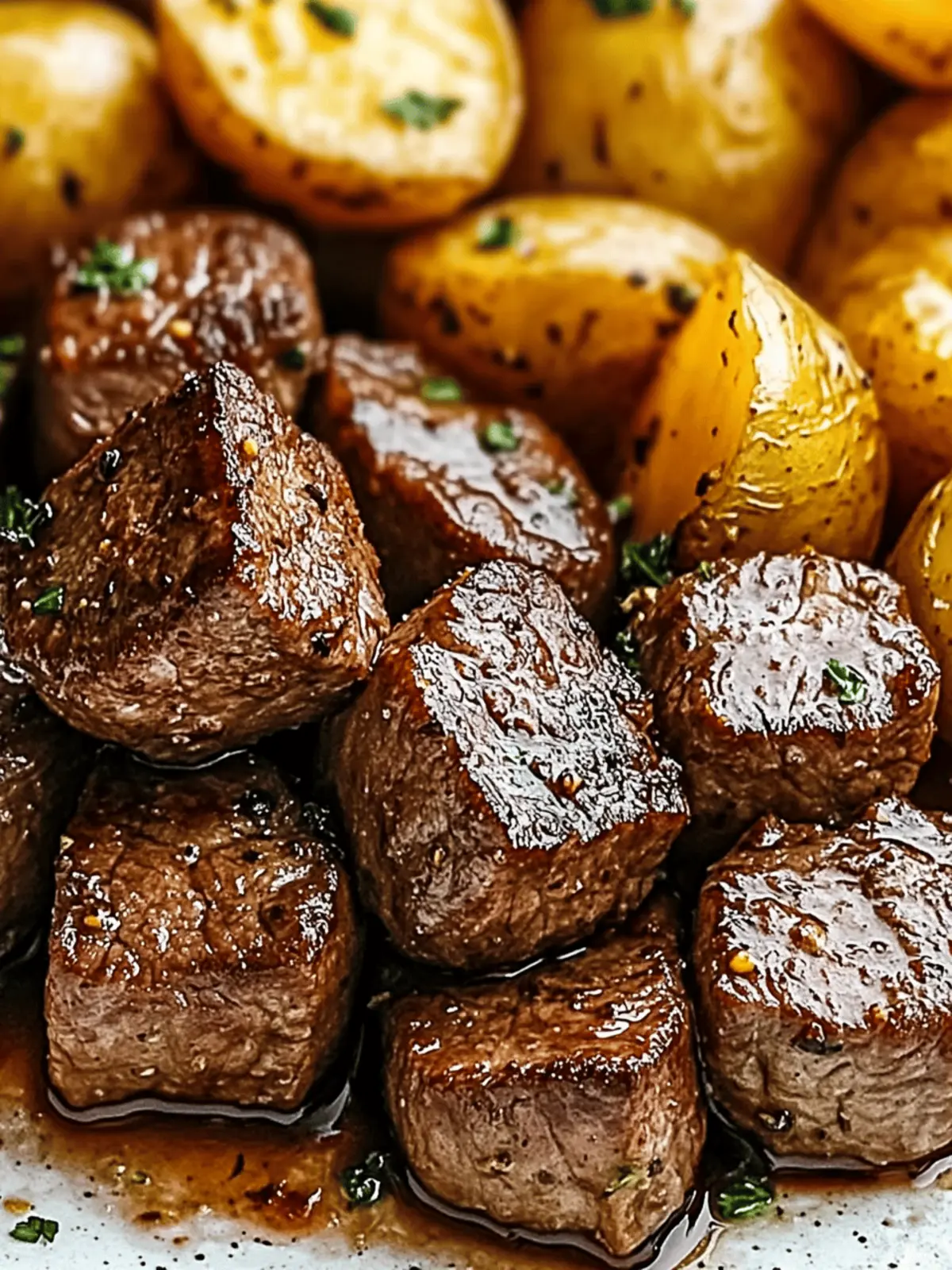 Savory Steak Bites and Potatoes Ready in 30 Minutes