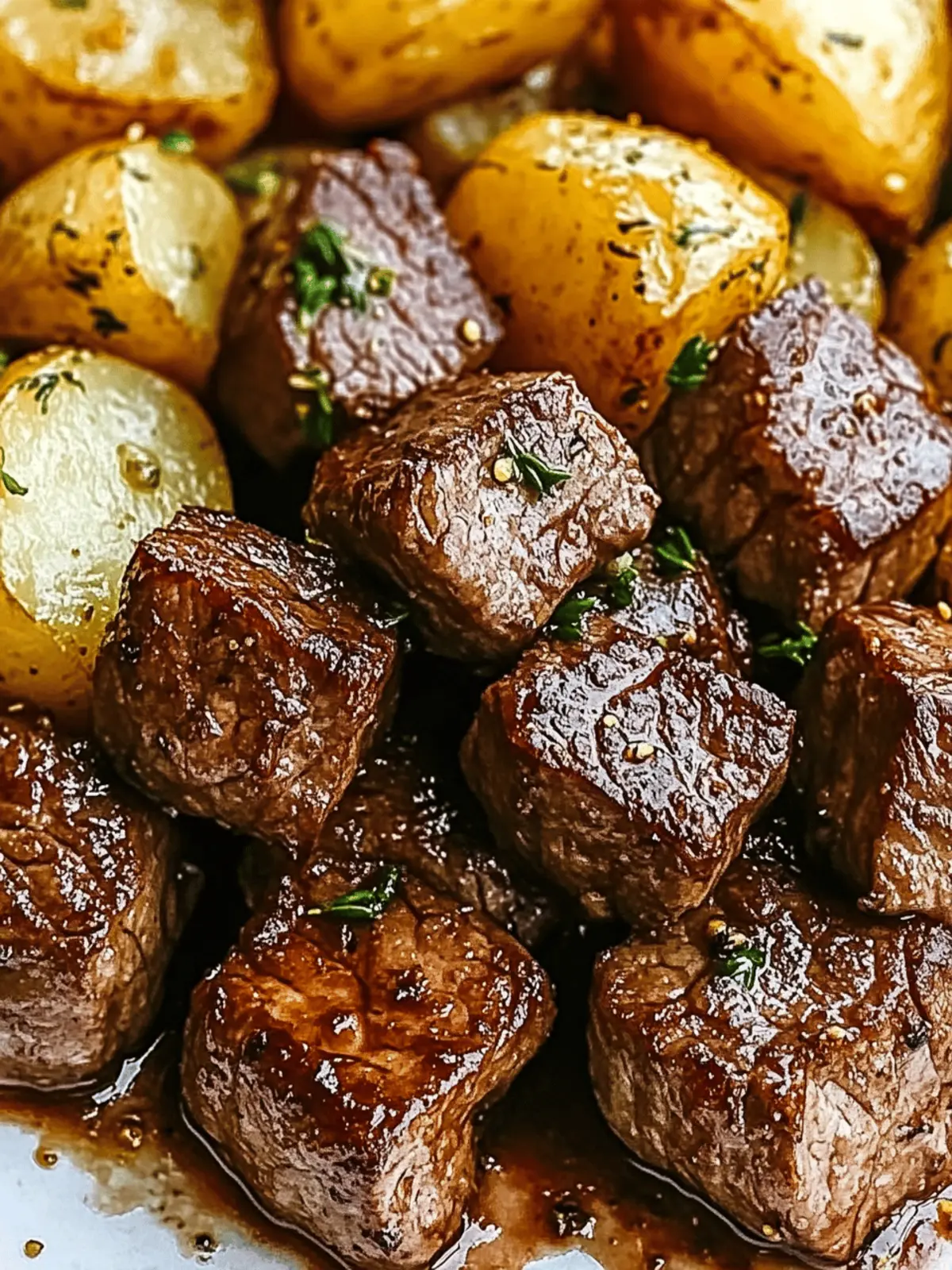 Savory Steak Bites and Potatoes Ready in 30 Minutes