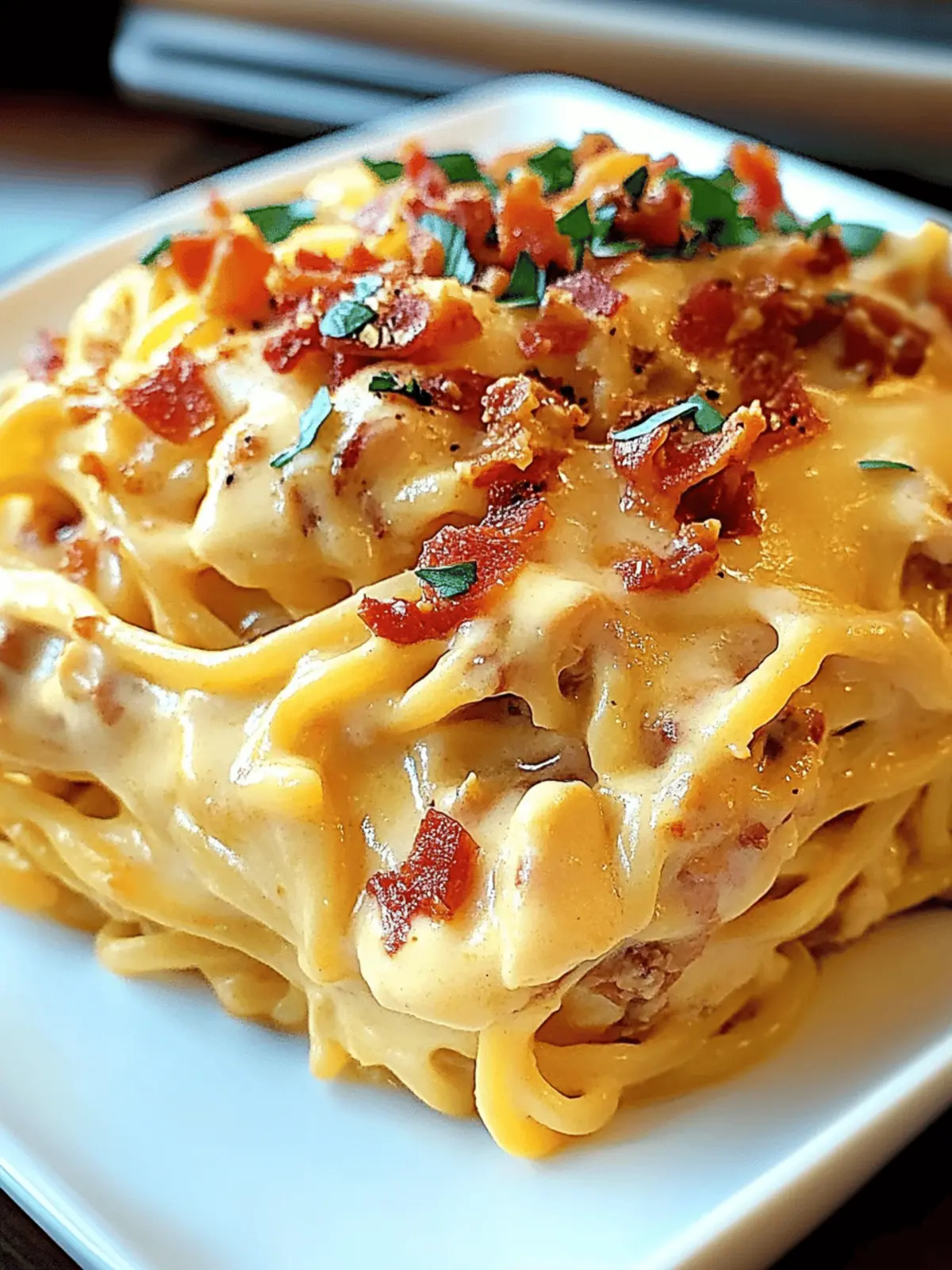 Cheesy Chicken Spaghetti Casserole for Cozy Family Nights