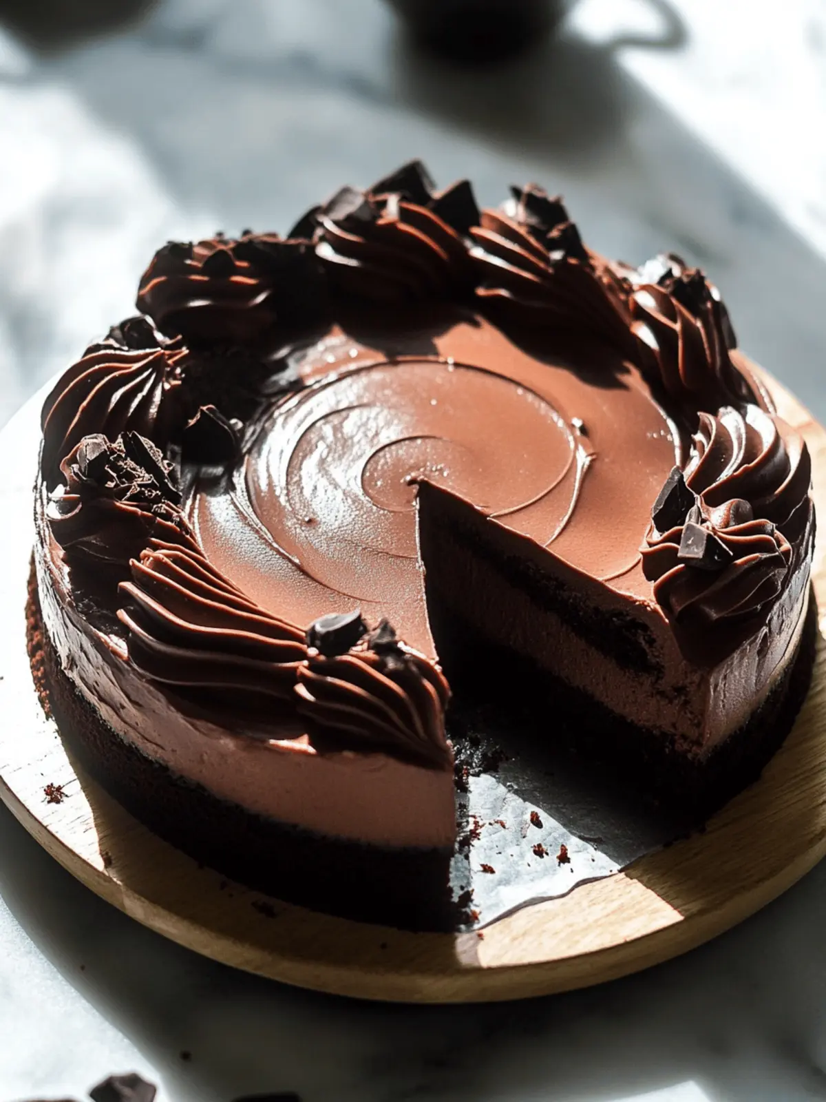 chocolate mousse cake