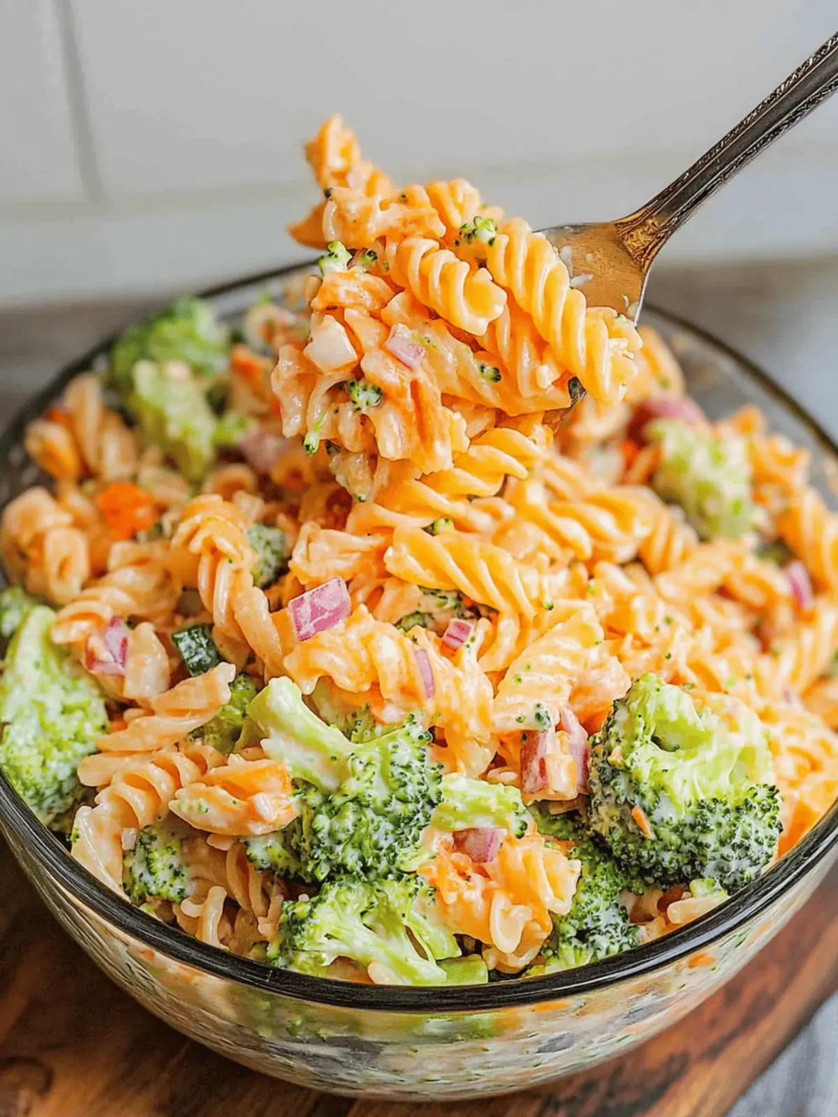 Creamy Broccoli Cheddar Pasta Salad Ready in 30 Minutes
