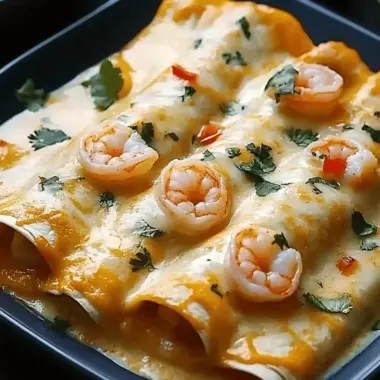 Creamy Shrimp Enchiladas