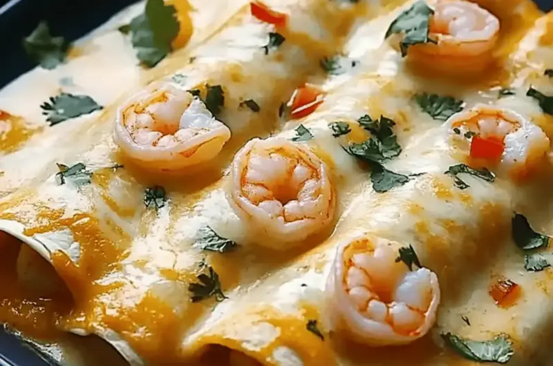 Creamy Shrimp Enchiladas