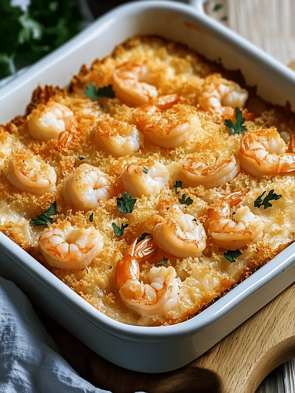 Savory Shrimp Casserole for Cozy Family Dinners