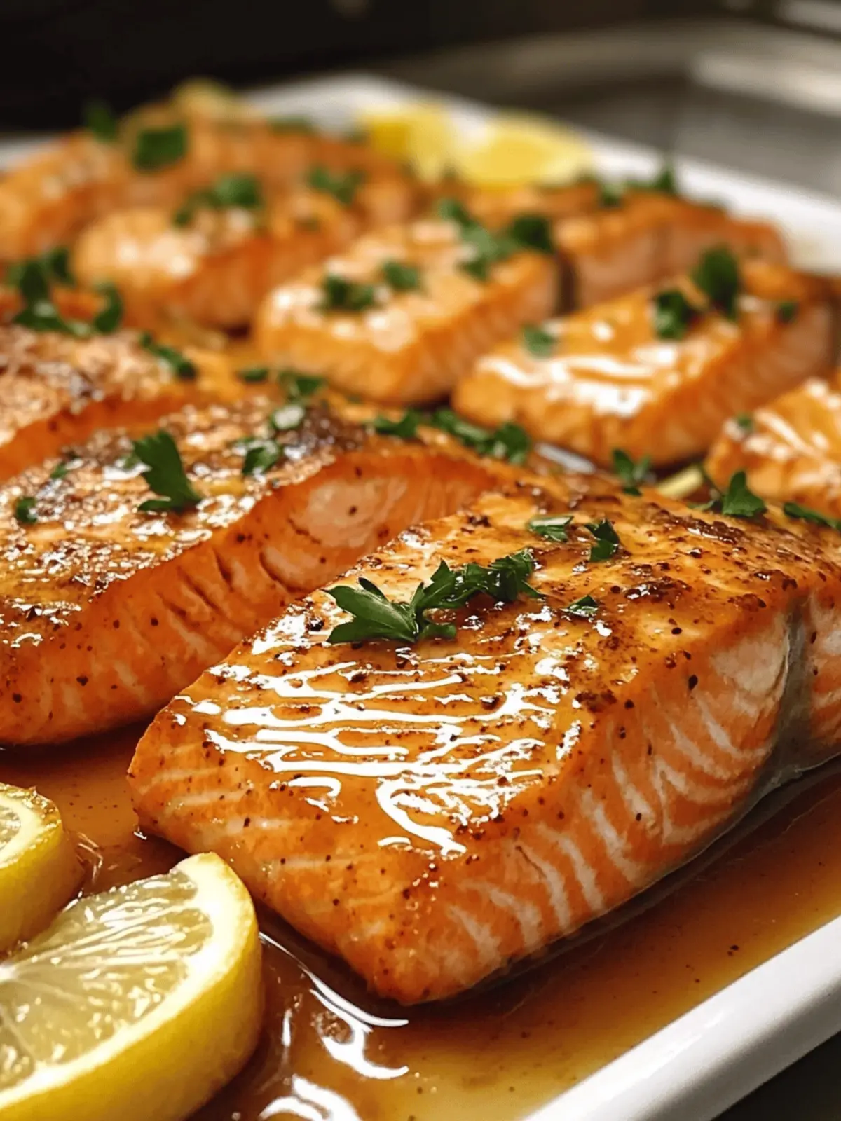 Maple Dijon Baked Salmon