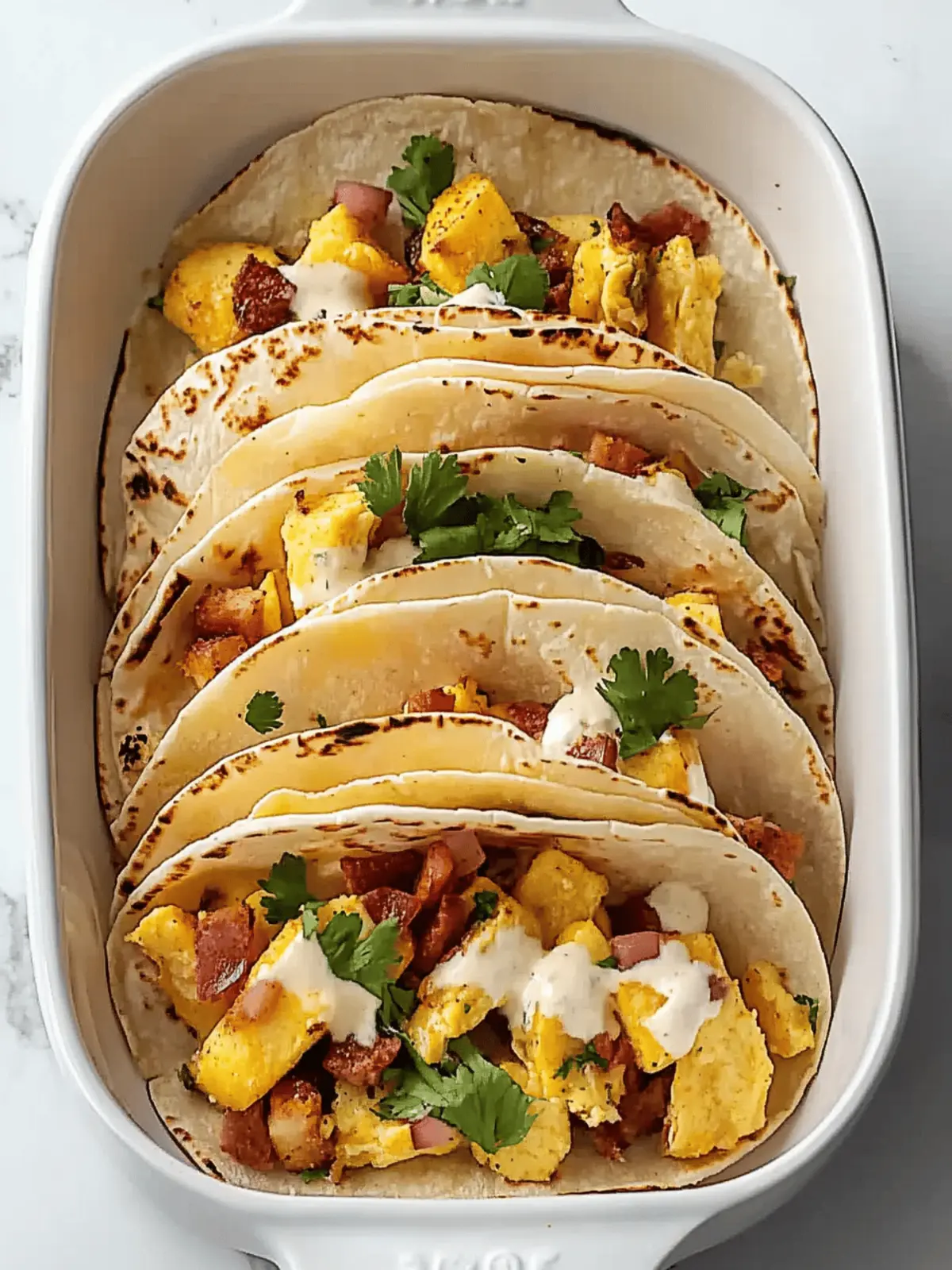 Baked Breakfast Tacos