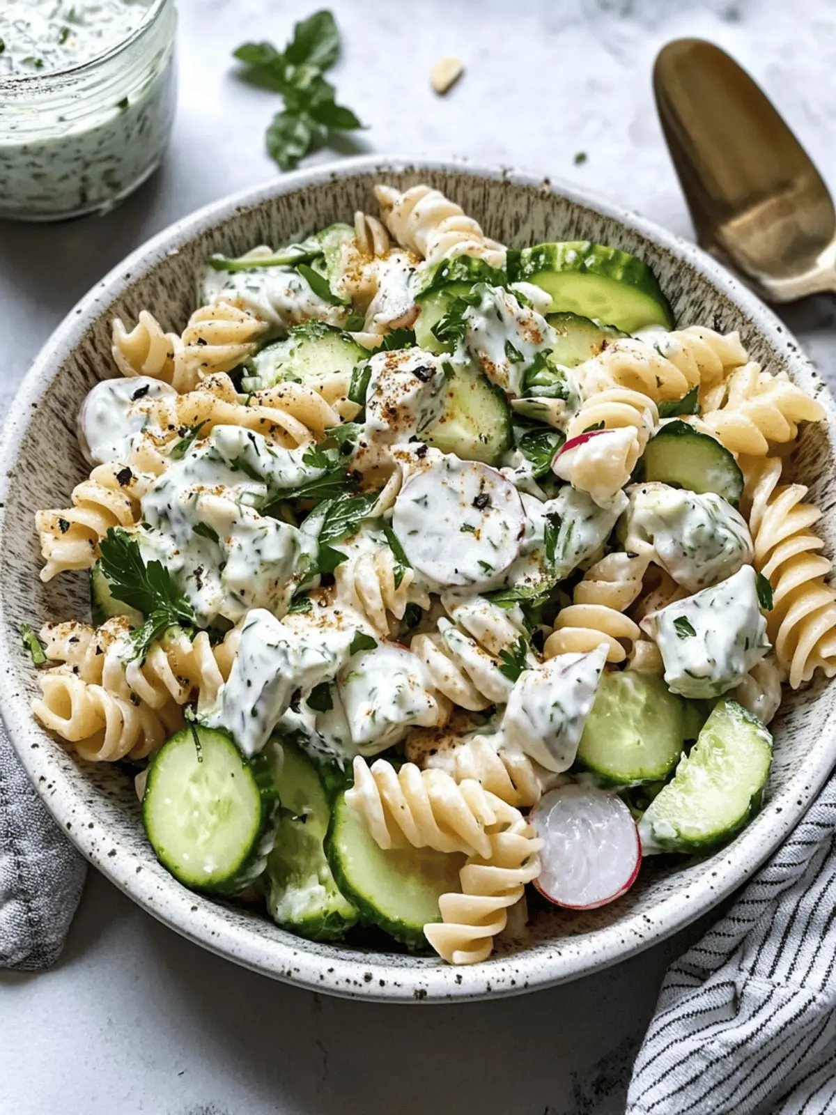 Tzatziki Pasta Salad: A Refreshing Summer Delight to Savor
