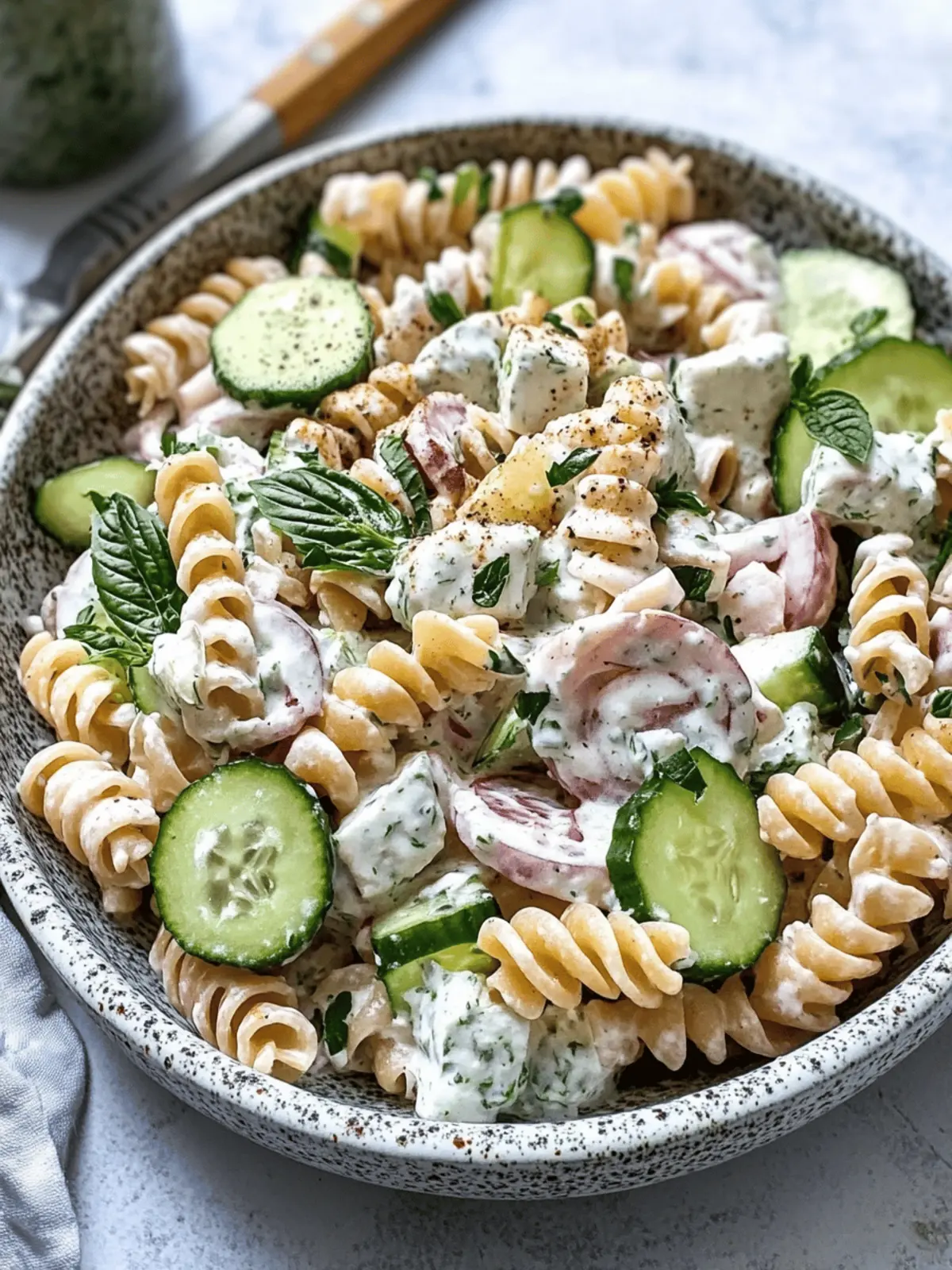 Tzatziki Pasta Salad: A Refreshing Summer Delight to Savor