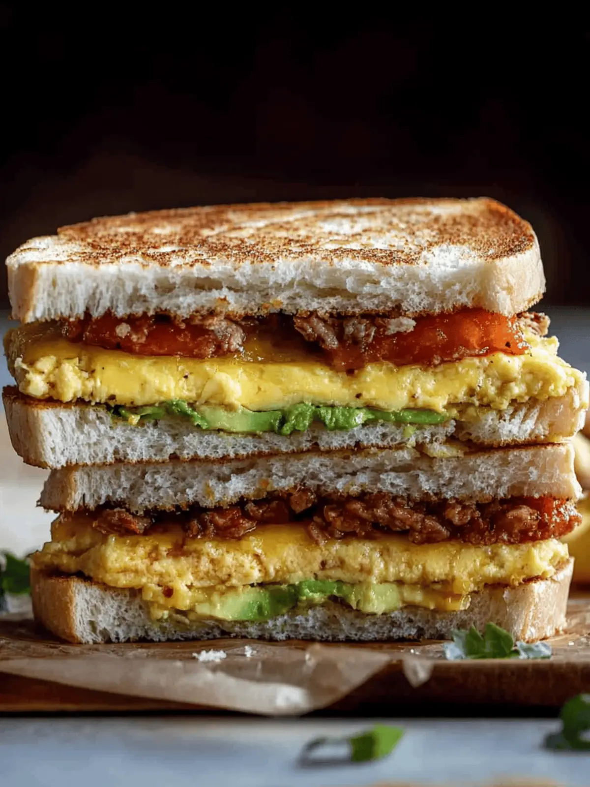 Breakfast Club Sandwich