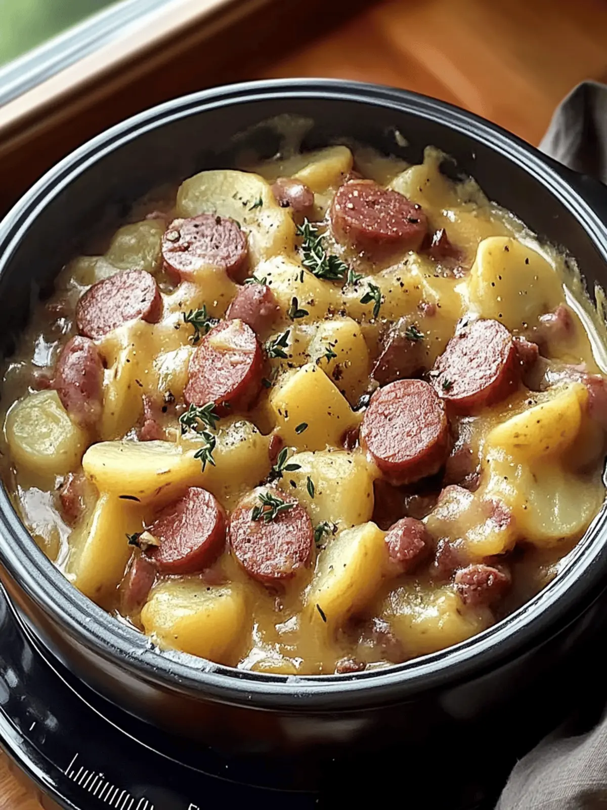 Cheesy Potatoes and Kielbasa: Simple Comfort in Every Bite