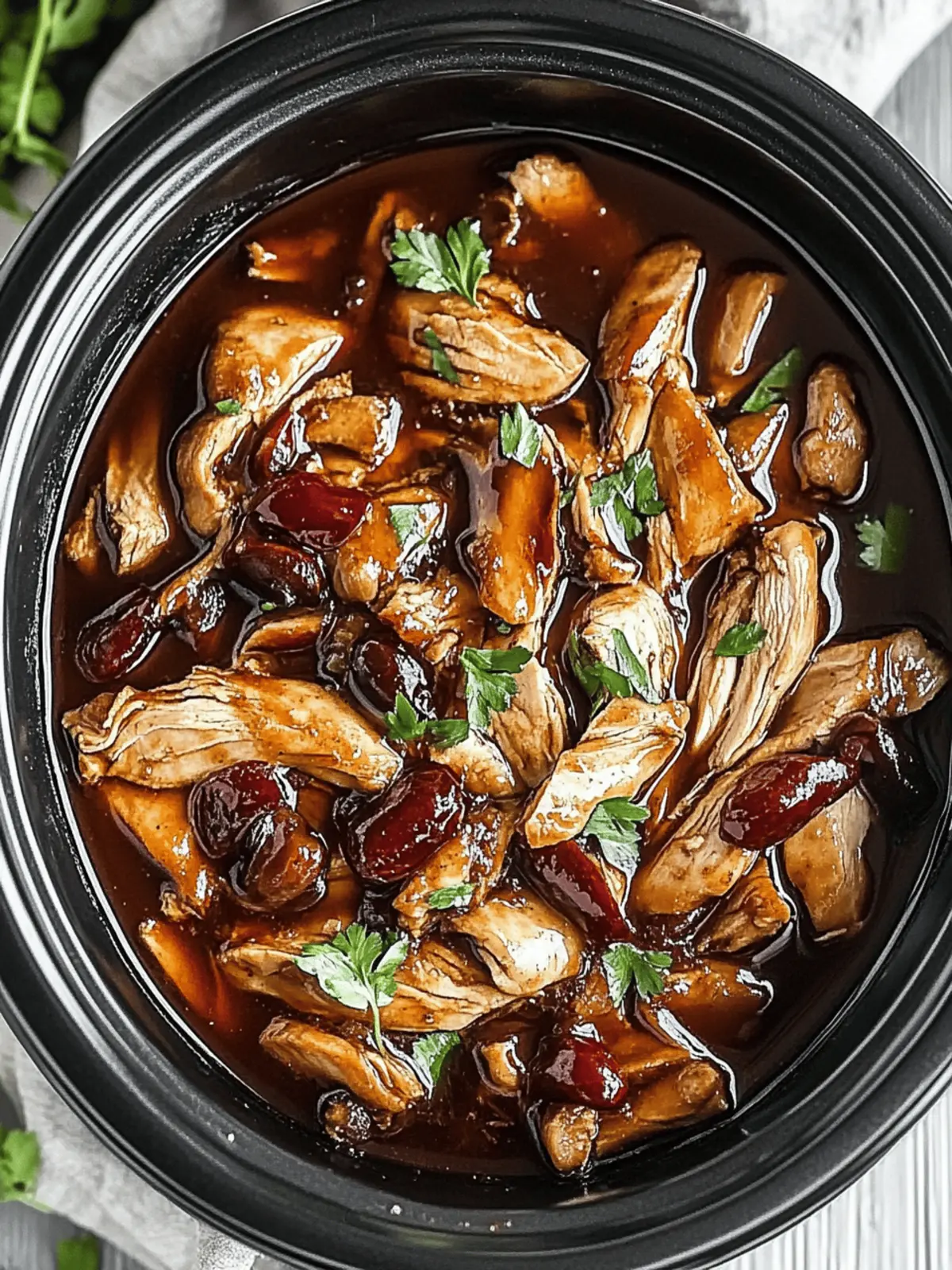 Crock Pot Bourbon Chicken