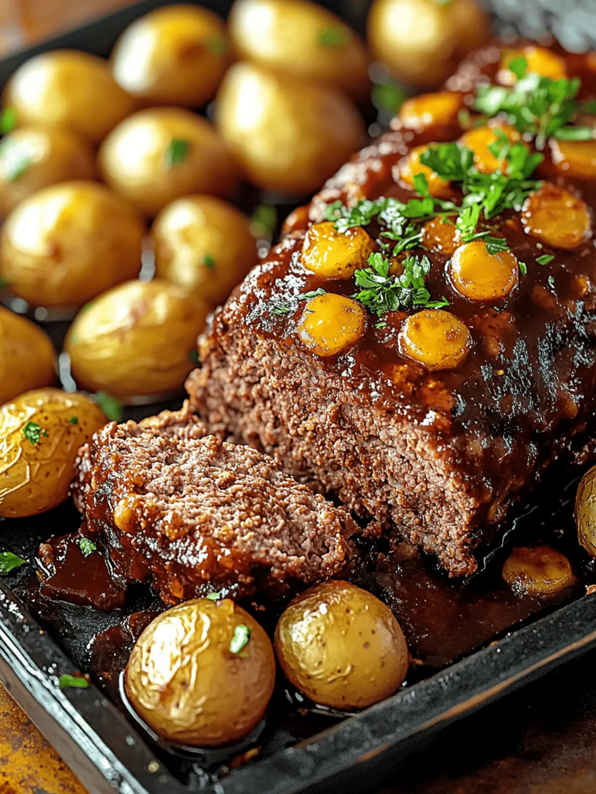 Meatloaf and Potatoes