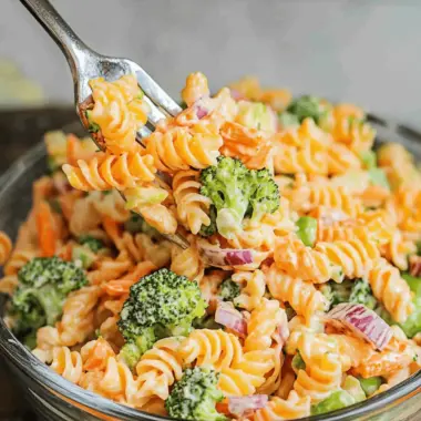 Broccoli Cheddar Pasta Salad