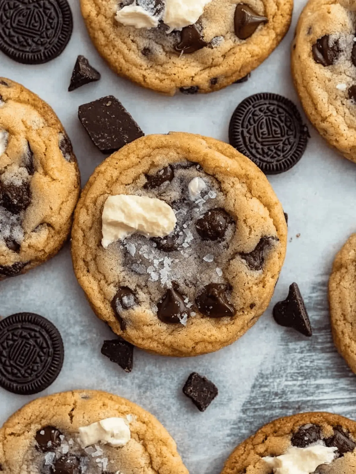 Oreo Chocolate chip Cookies