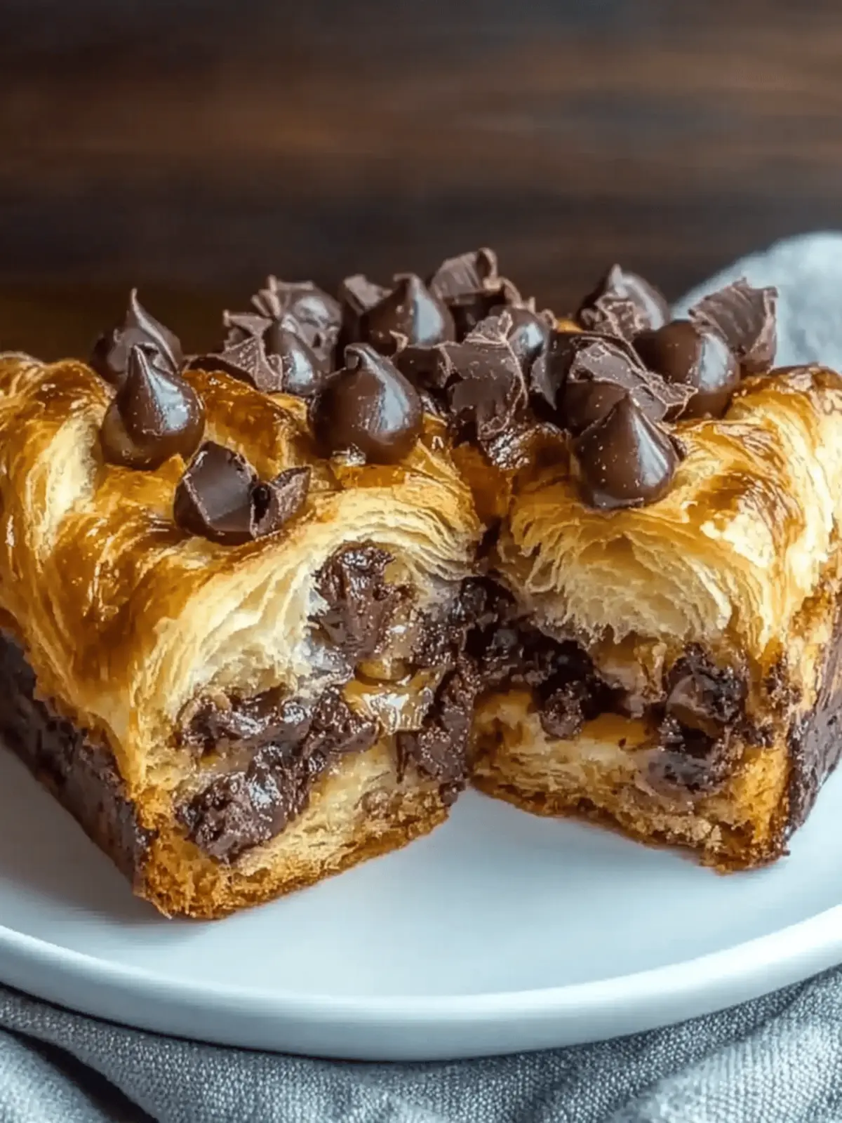 Indulge in Chocolate Croissant Breakfast Bake Bliss