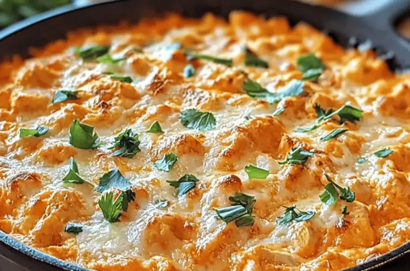 Buffalo Chicken Dip with Cream Cheese