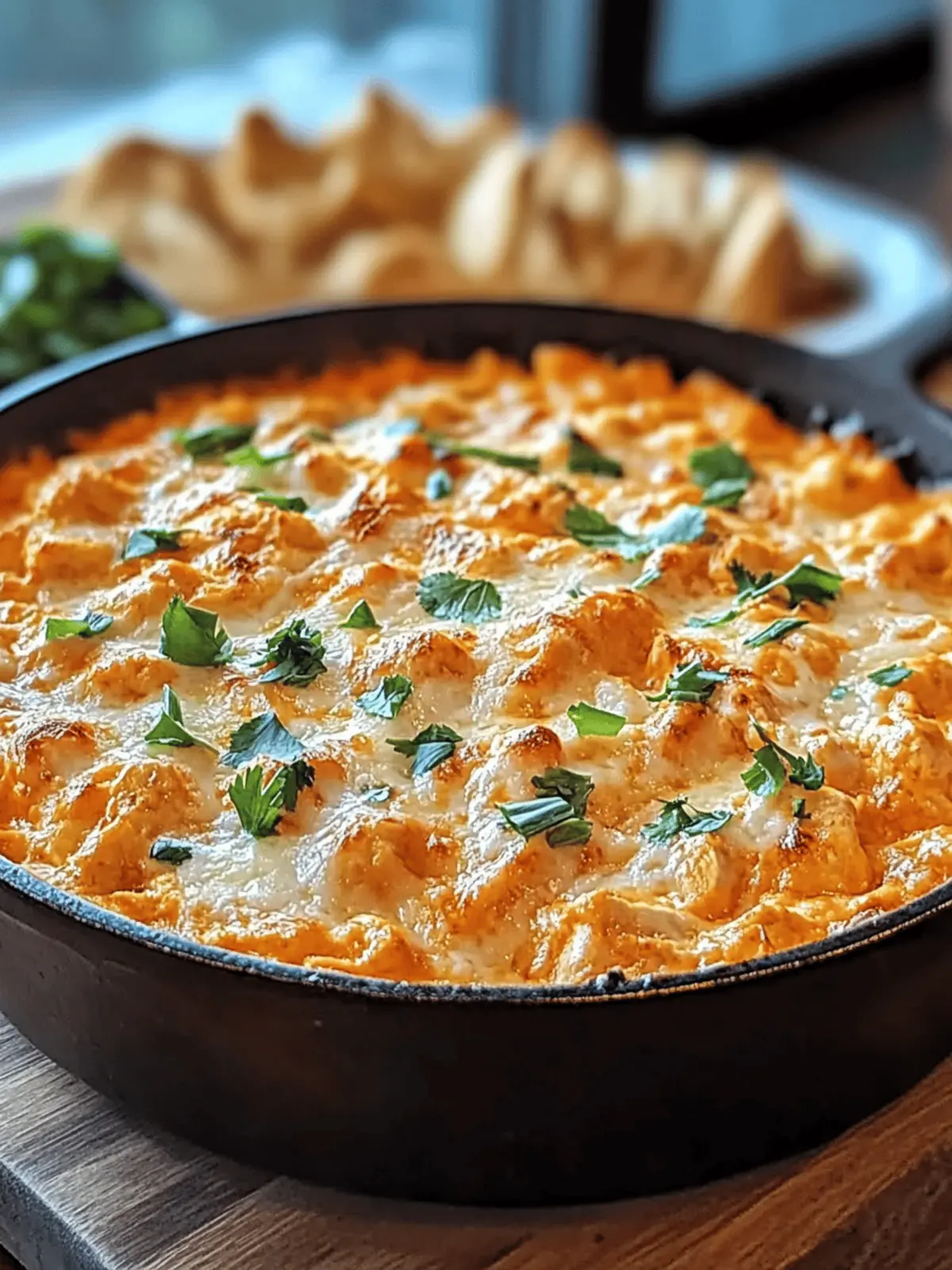 Buffalo Chicken Dip with Cream Cheese