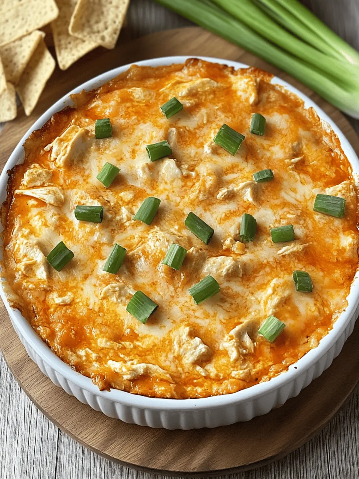 Buffalo Ranch Chicken Dip