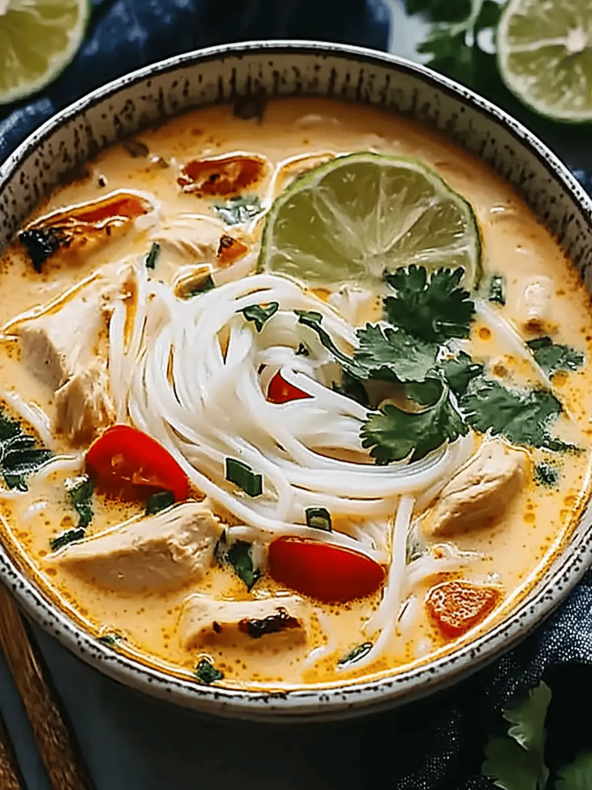 Delicious Thai Chicken Soup: Quick Comfort in Every Bowl