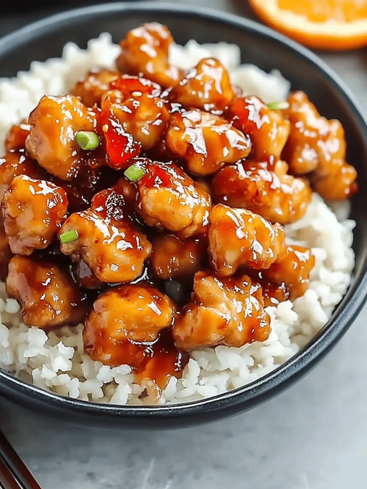 Hot Orange Chicken