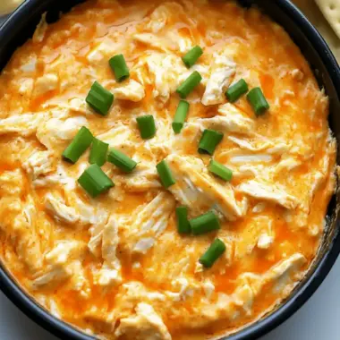 Stovetop Buffalo Chicken Dip