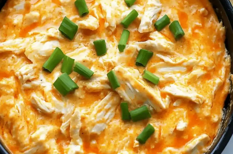 Stovetop Buffalo Chicken Dip