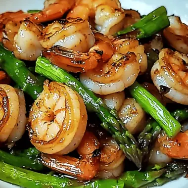 Shrimp and Asparagus Stir-Fry