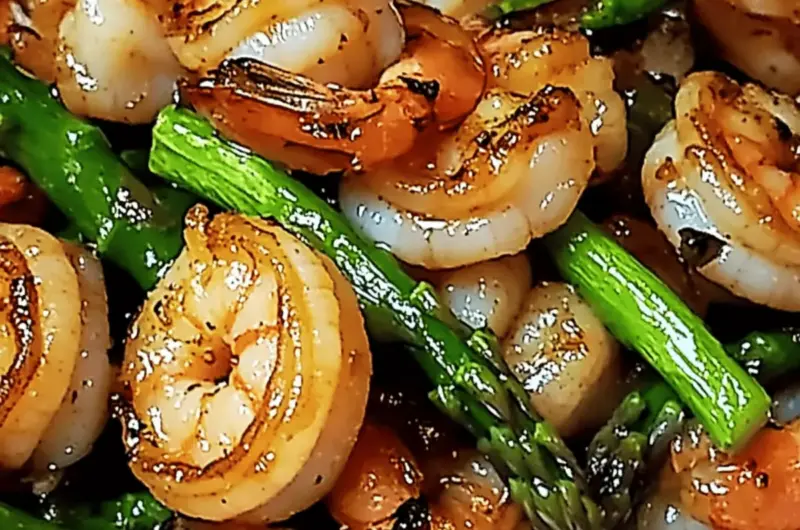 Shrimp and Asparagus Stir-Fry