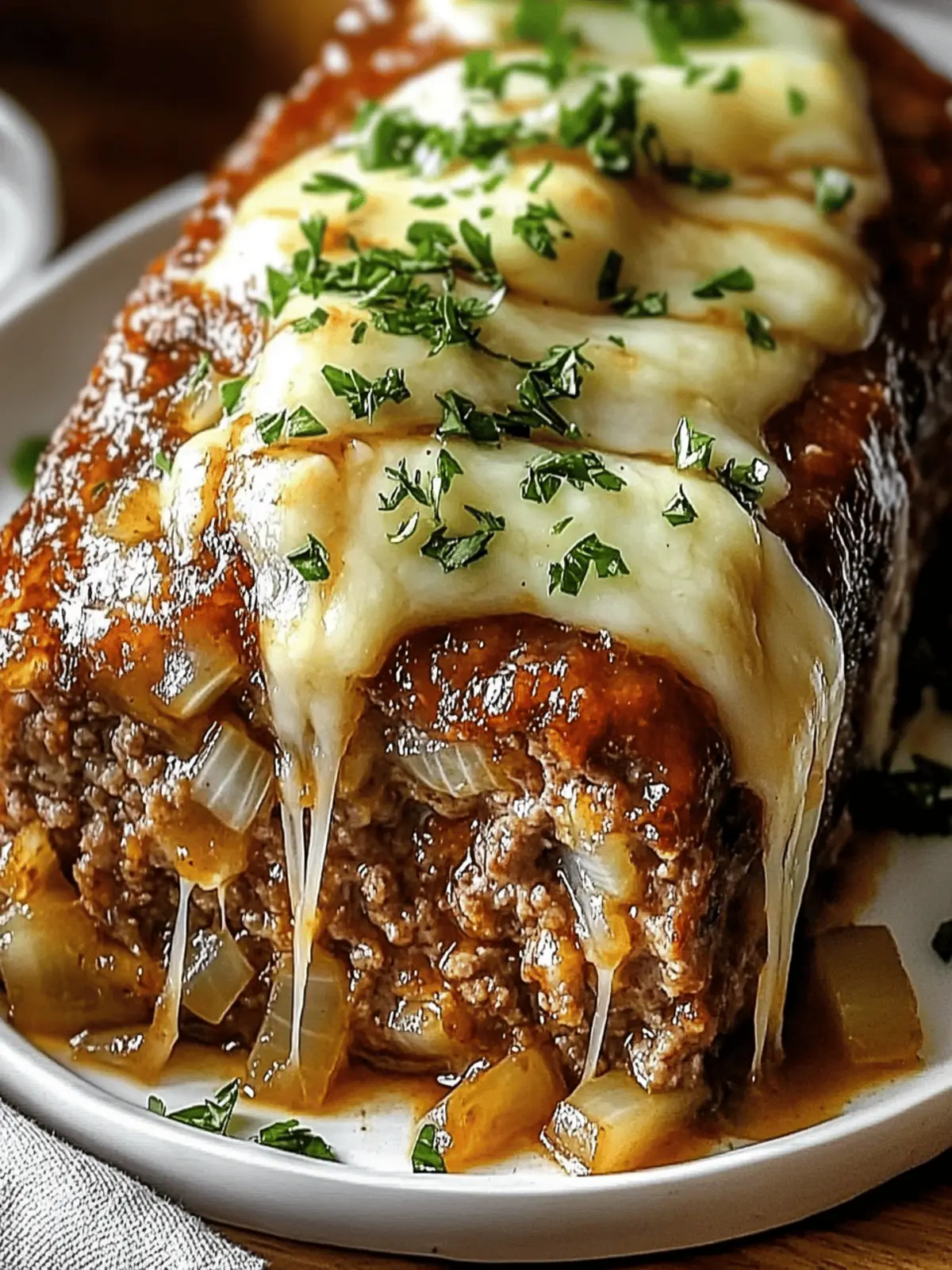 Savory French Onion Meatloaf to Elevate Your Dinner Game