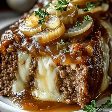 French Onion Meatloaf