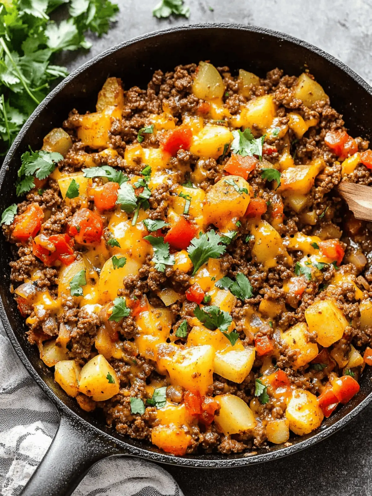 Mexican Ground Beef and Potato Skillet for Busy Weeknights