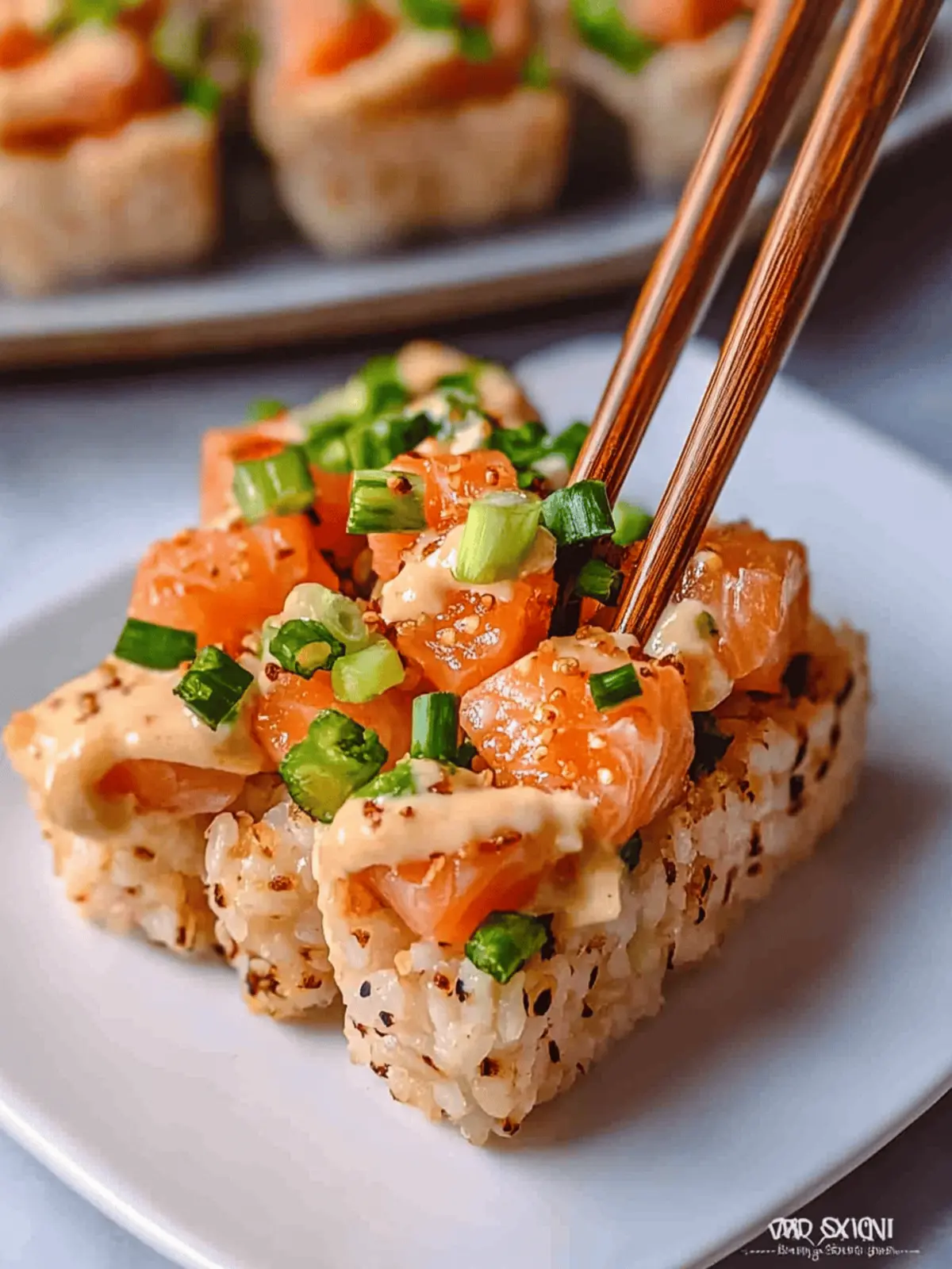 Salmon Crispy Rice