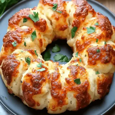 Pull Apart Pizza Monkey Bread