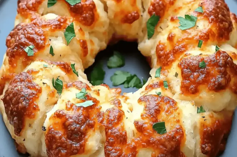 Pull Apart Pizza Monkey Bread