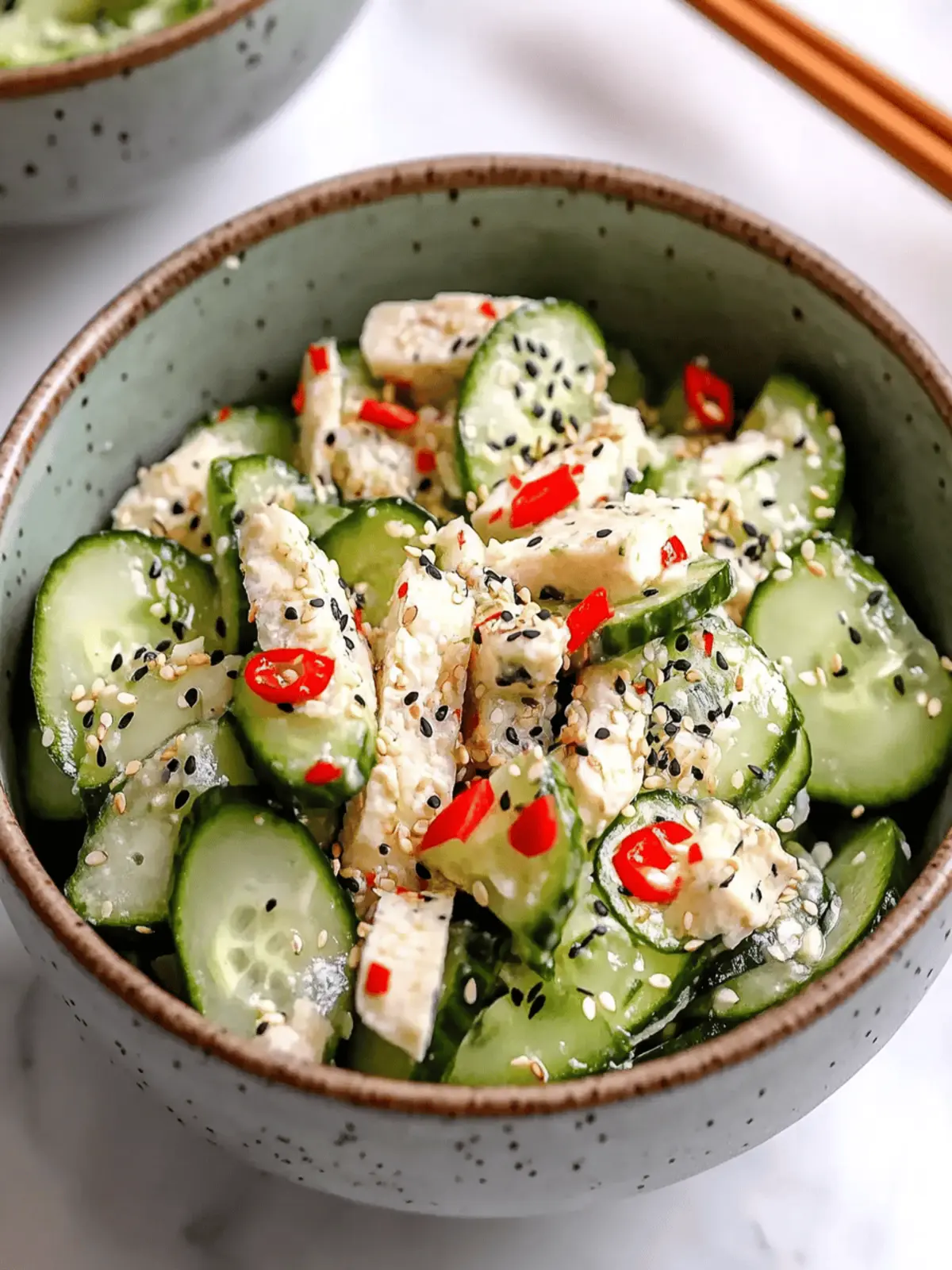 California Roll Cucumber Salad