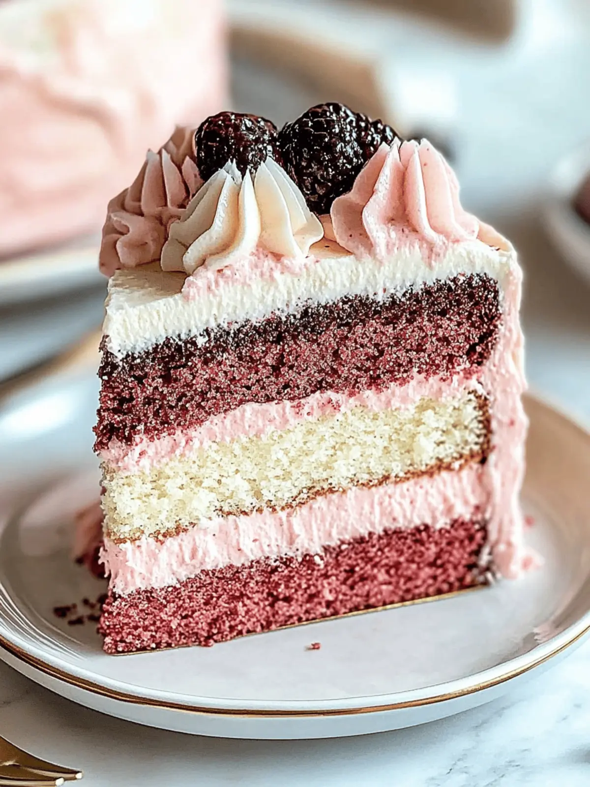Neapolitan Cake