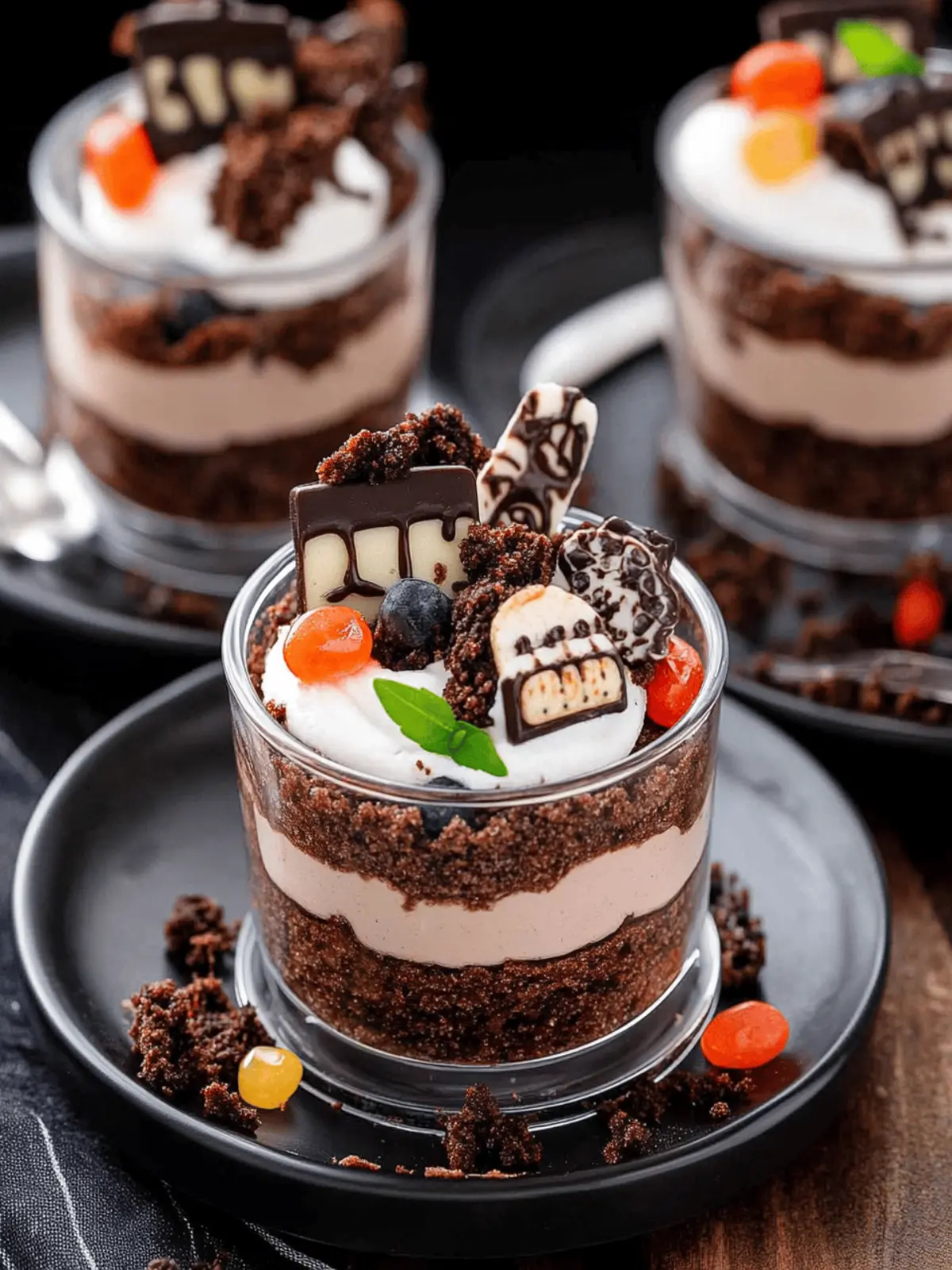 Brownie Dirt Pudding