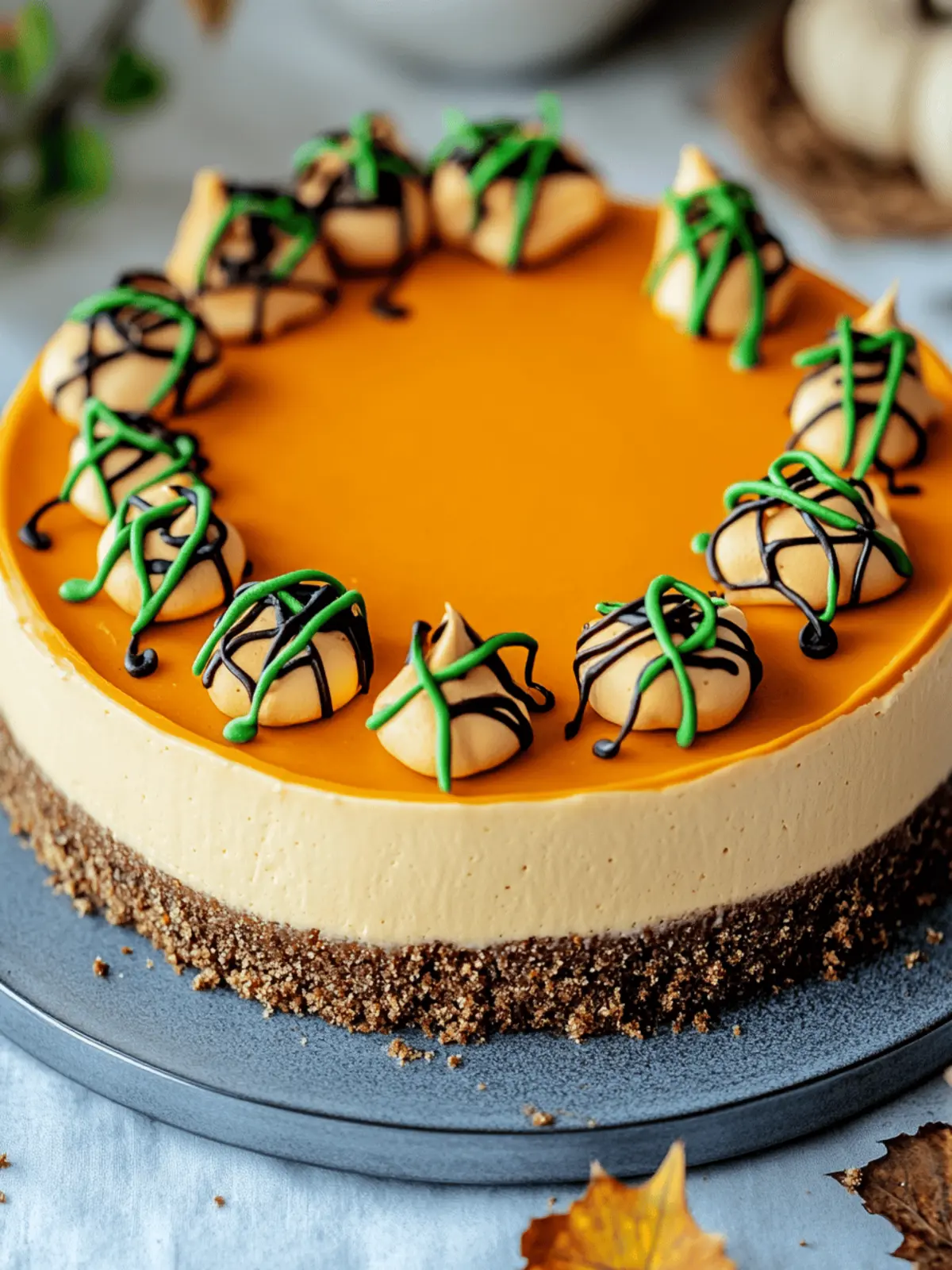 Pumpkin Patch Cheesecake