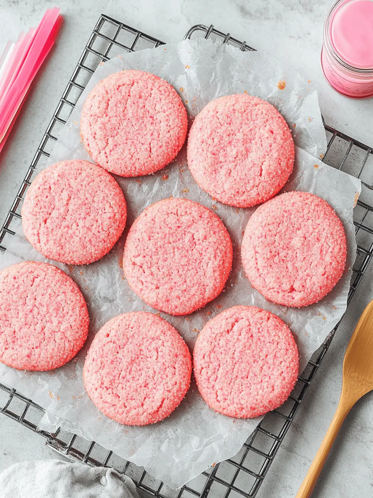 Mexican Pink Cookies