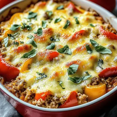Stuffed Pepper Casserole
