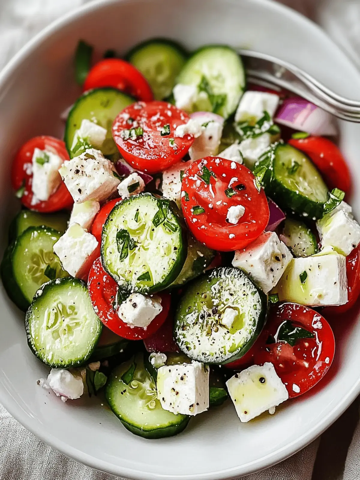 Greek Cucumber Salad