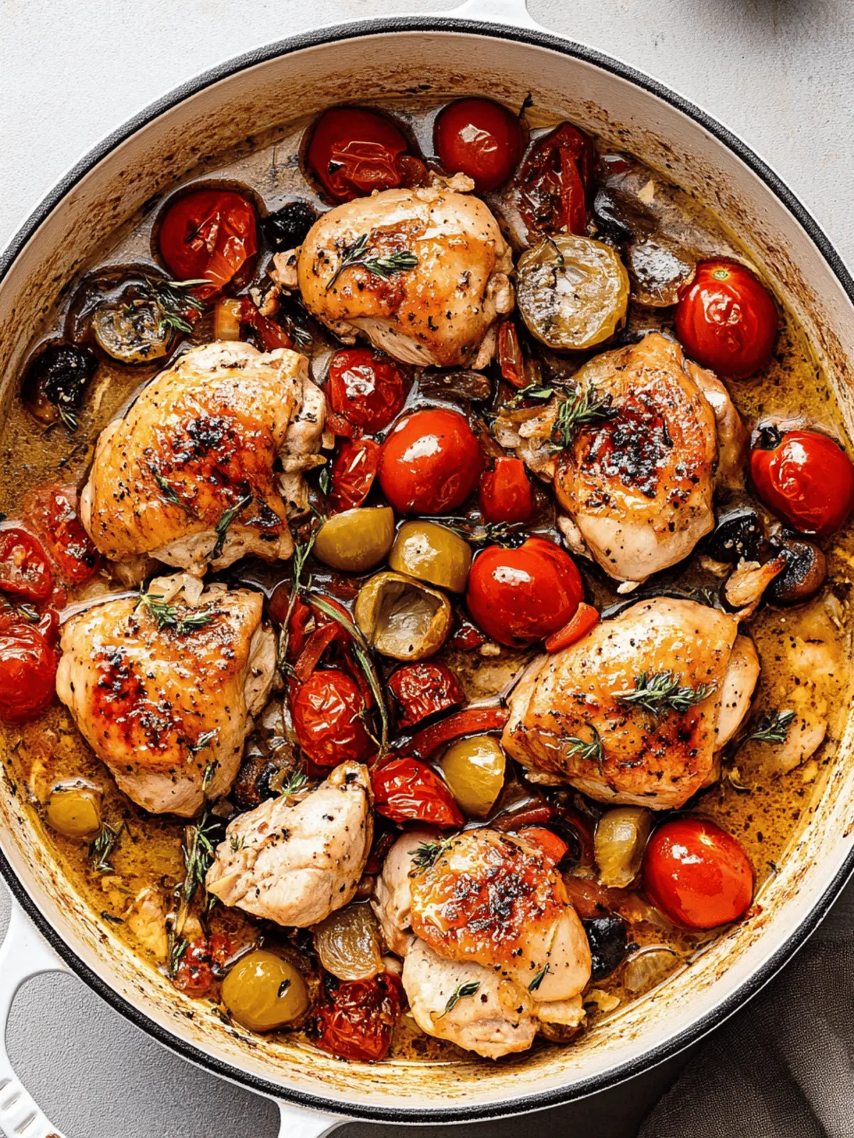 Braised Chicken with Tomatoes