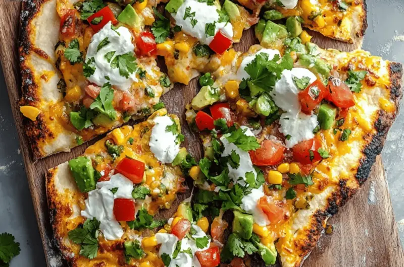 Mexican Flatbread Pizza